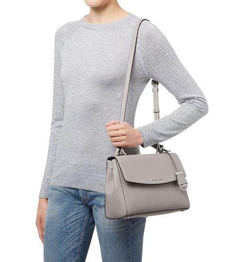 michael kors ava grey|michael michael kors ava medium top handle satchel pearl grey.